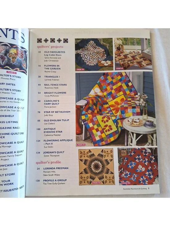 Australian Patchwork Quilting Magazine Vol 10 No 9 Autumn Quilts Projects - Picture 4 of 6